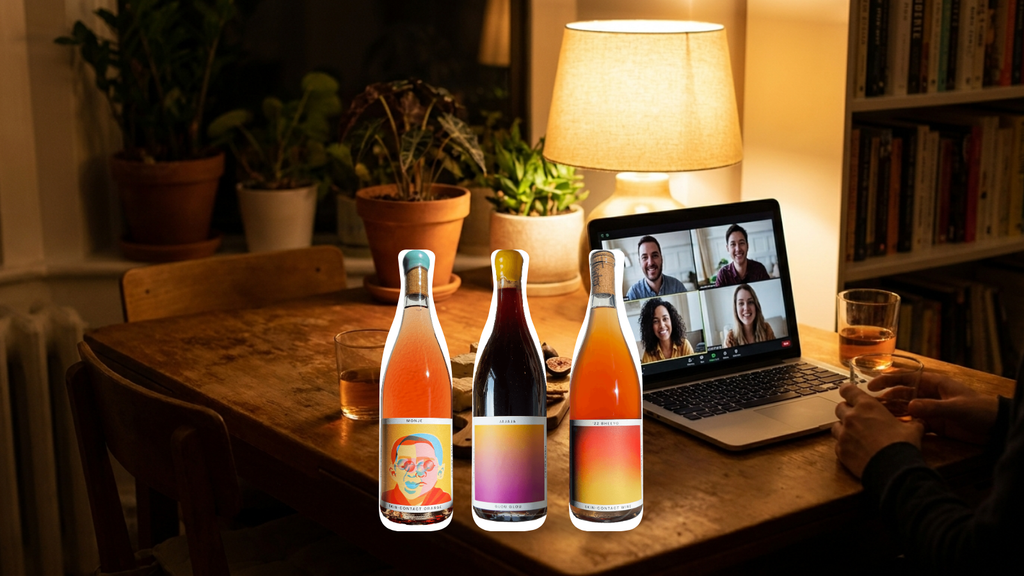 Natural wine for remote team virtual happy hours