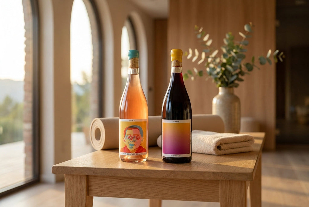 Natural wine for wellness retreats and yoga studios