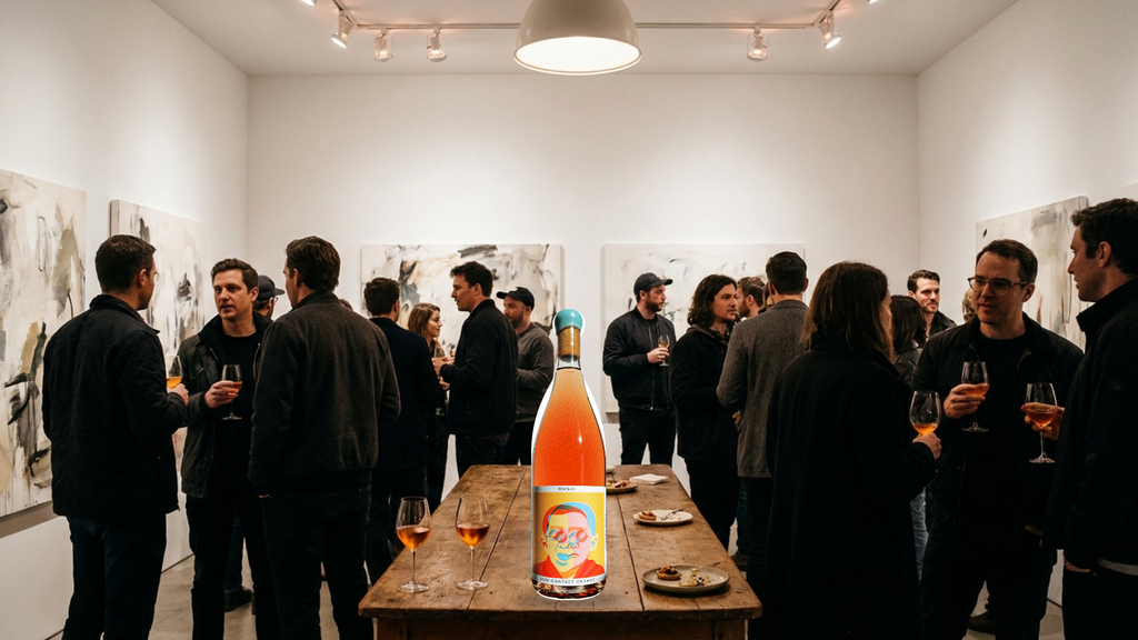 Natural wine for gallery opening receptions