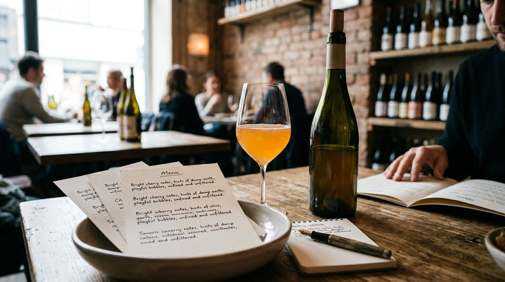 How to write a natural wine menu description that sells