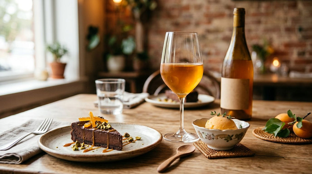 How to pair orange wine with dessert
