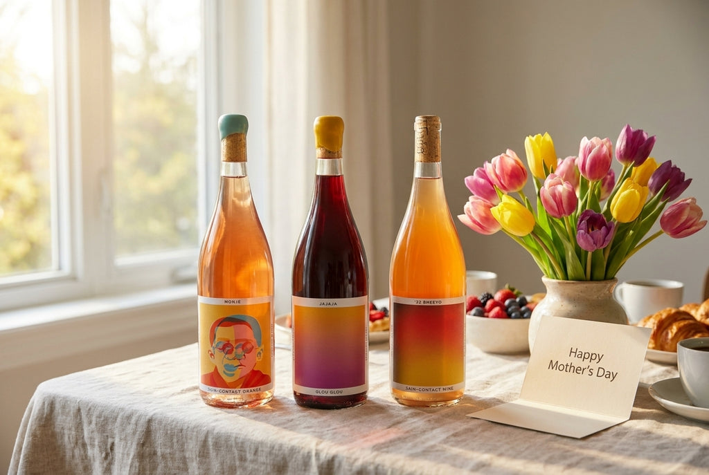 Tinto Amorio natural wine sampler as an organic Mother's Day gift