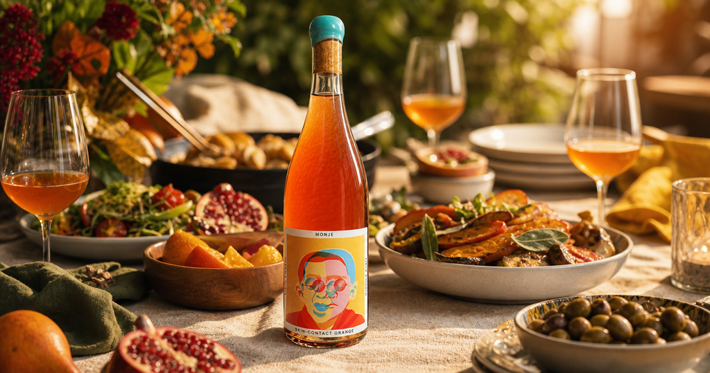 Monje Orange Wine for Friendsgiving