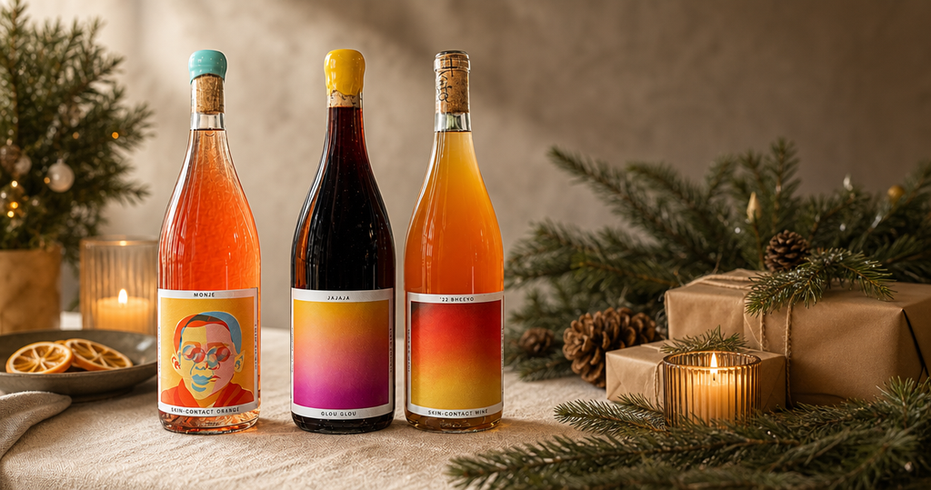 Tinto Amorio natural wine as a holiday gift