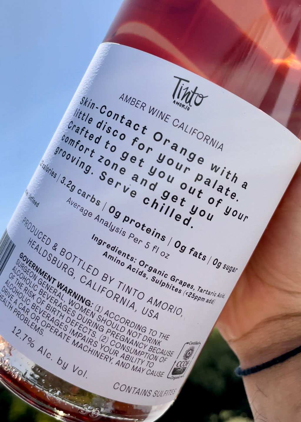 Wine Labels don't have Nutritional Statements and this is Why | Tinto Amorio
