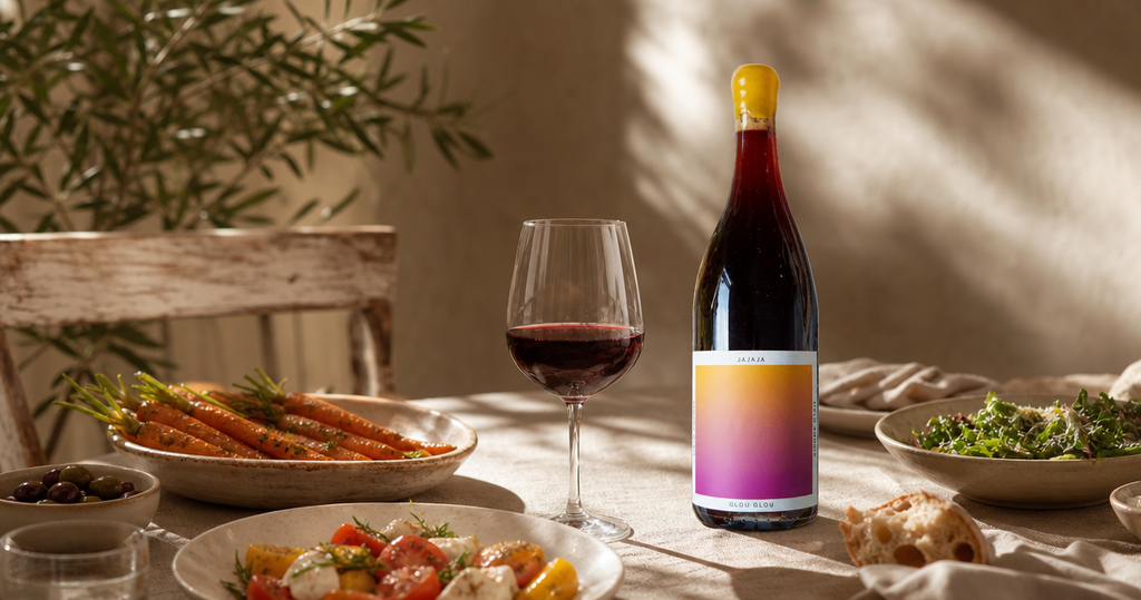 Jajaja Glou Glou low-sulfite red wine