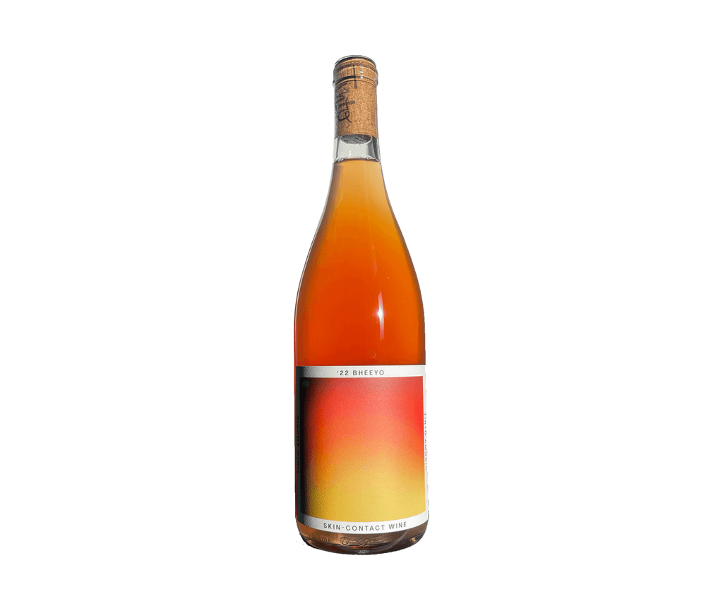 '22 Bheeyo skin-contact orange wine bottle with certified-organic grapes — best organic wine brand 2026