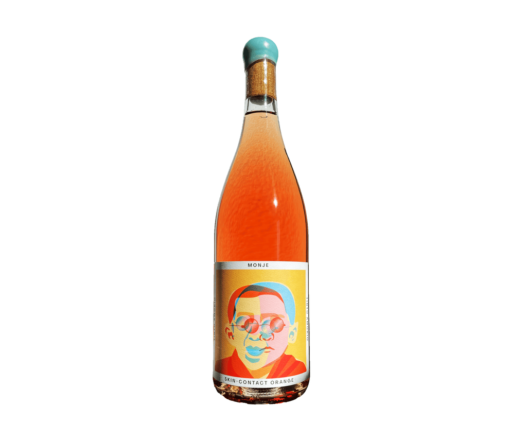 Monje skin-contact orange wine bottle — best award-winning organic wine brands in 2026