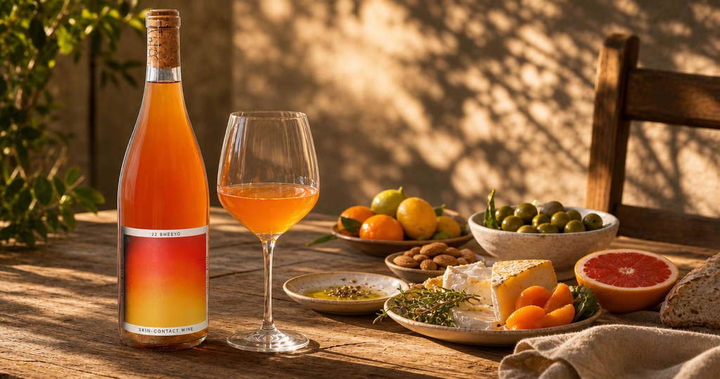 Bheeyo Orange Wine under forty dollars