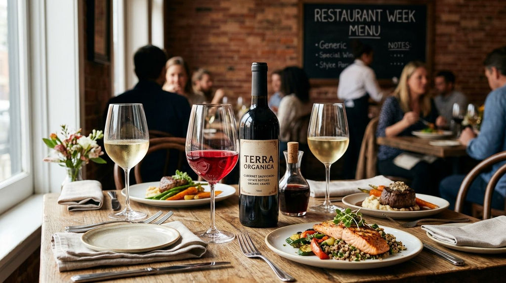 Best organic wine for restaurant week menu pairings