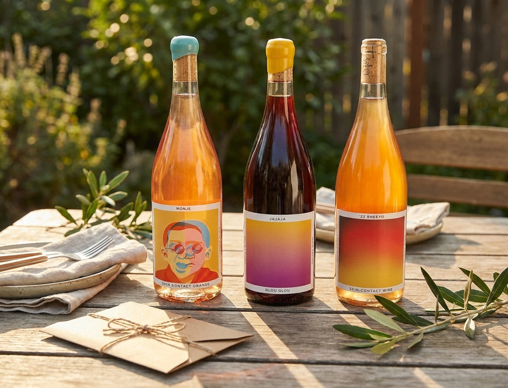 Tinto Amorio Natural Wines Sampler bottles as a Father's Day gift
