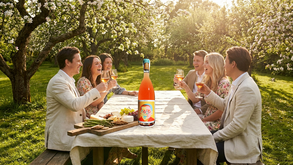 Best natural orange wine for spring garden parties