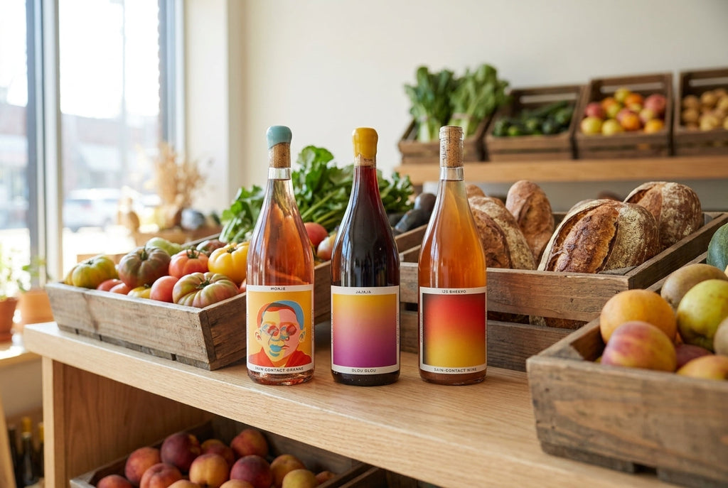 Low sulfite wine for specialty grocery stores